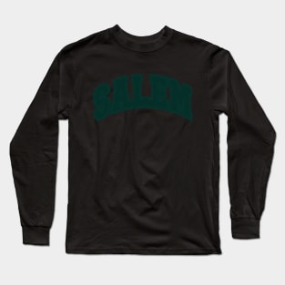 Salem Collegiate Green Logo Long Sleeve T-Shirt